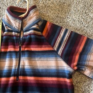 Eddie Baue Striped Polar-fleece Shirt